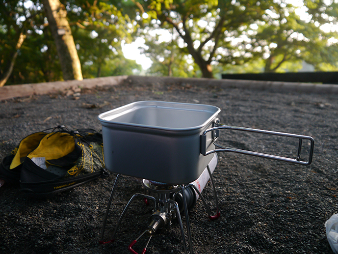 北海道　半官館森林公園キャンプ場にて