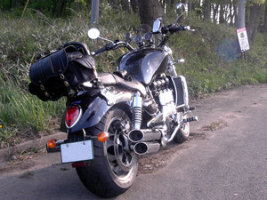 triumph rocket 3 福島での一コマ